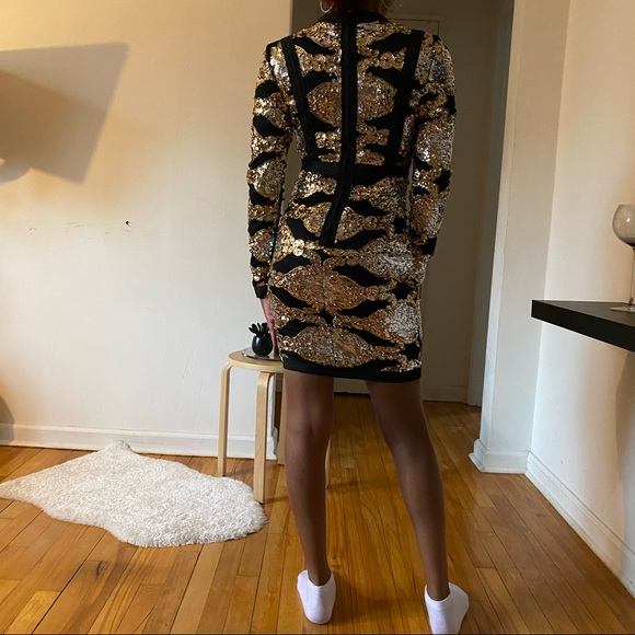 Drippin’ In Diamonds Mini Dress - Picture 4 of 4